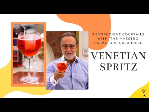 Venetian Spritz. 3-Ingredient Cocktails series with The Maestro Salvatore Calabrese