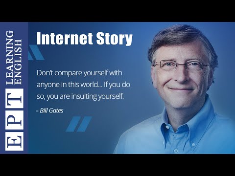 Learn English with Audio Story ★ Subtitles: The Story Of The Internet (Level 5)
