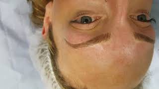 3D Advanced Realism Blonde Eyebrows Microblading by El Truchan @ Perfect Definition