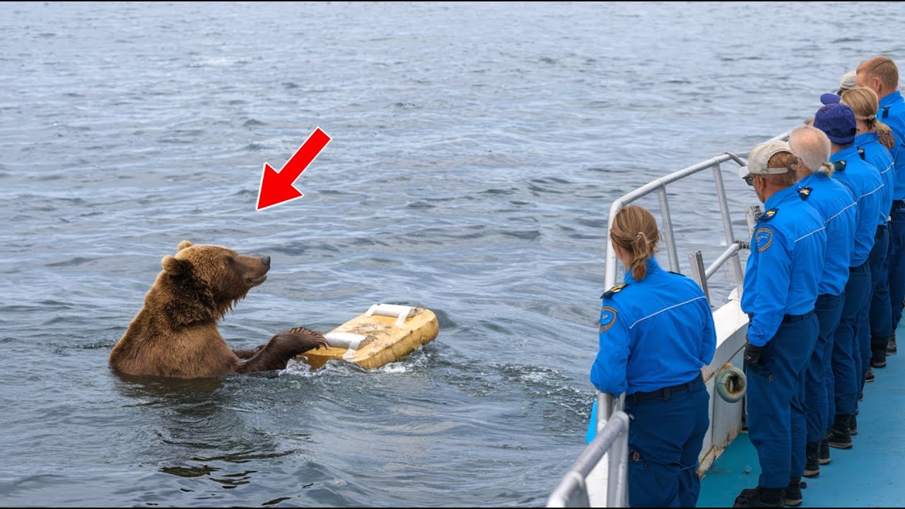 Men Save Drowning Bear - What Happened Moments Later Will Leave You Speechless!