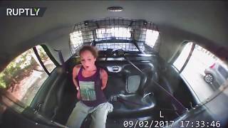 Grand theft cop car: Woman slips out of handcuffs, hijacks cruiser