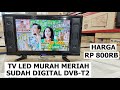 TV LED AOYAMA 17 INCH DIGITAL DVB-T2. TV LED MURAH HARGA 800RIBUAN.