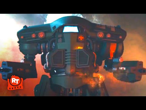 Starship Troopers 3: Marauder (2008) - Badass Mech Assault Scene | Movieclips