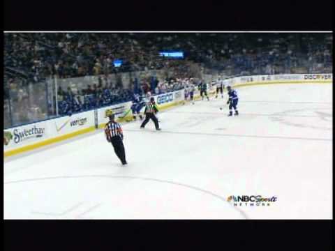 Matt Hendricks with a beautiful backhand goal