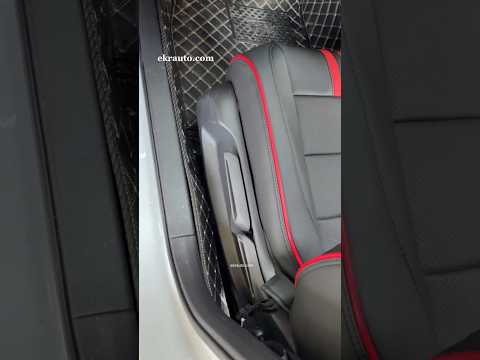 EKR custom black seat cover for Honda civic #ekr #ekrleather #ekrcover #ekrseatcover