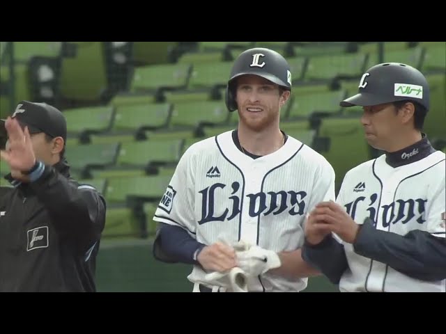 【6回裏】オープン戦初打点!! ライオンズ・スパンジェンバーグの勝ち越しタイムリー!! 2020/3/13 L-S