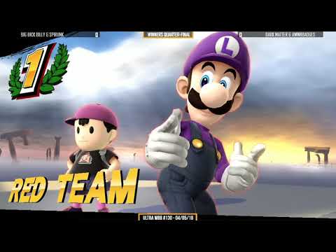 Ultra WBB #130 | Big Dick Billy & Spirunk vs Dark Matter & Aww8badges - Winners Quarter-Final - Supe