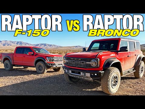 Bronco Raptor vs. F-150 Raptor