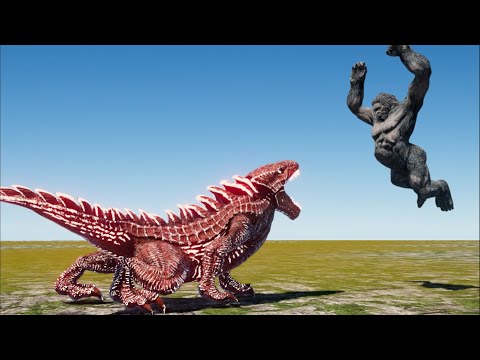 YETI VS DRAGON - Fight Animation IN SLOW MOTION - Far Cry 5