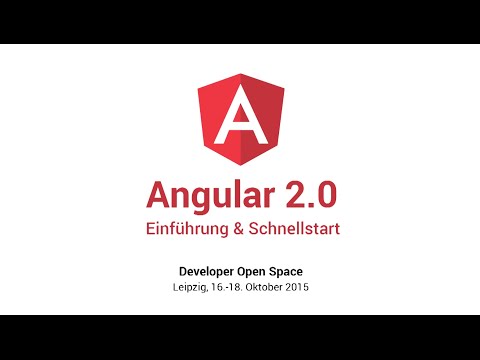 Schnellstart mit Angular 2.0 | Johannes Hoppe & Gregor Woiwode | Developer Open Space 2015