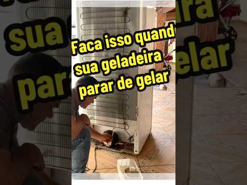 geladeira parou de gelar faça isso antes de chamar um técnico  #geladeira #dicasdegeladeira