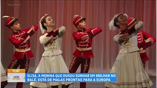 Bailarina brasileira de 14 anos é aprovada em renomado conservatório de Portugal