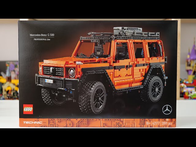 Vídeo relacionado con LEGO Technic Mercedes-Benz G 500 Professional Line Kit de Construcción, Maqueta de Coche Clase G para Adultos, Regalo para Hombres y Mujeres Fans de los 4x4, Decoración del Hogar 42177