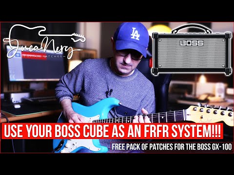 BOSS DUAL CUBE LX AS AN FRFR SPEAKER? FREE BOSS GX-100 PACK!!!