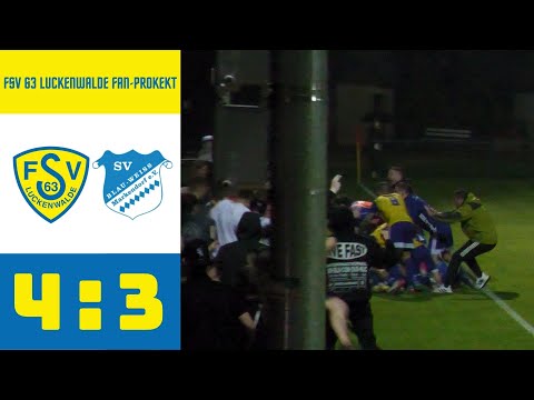 Last-Minute Tor bringt Hexenkessel zum Kochen! | Luckenwalde 2 - Blau-Weiß Markendorf | Highlights