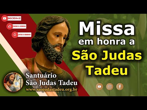 Missa em Honra à São Judas | Domingo 15h | Padre Wilson  | 28/04/2024
