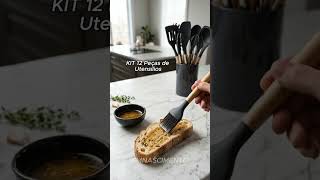 O kit de utensílios que salvou minhas panelas 🍳 | Silicone + Bambu