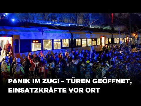 Dramatic incident on a regional train: panic, evacuation and a technical failure