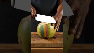 Cutting Green Coconut 🌴✨ Satisfying ASMR #asmr #asmrsounds #aiasmr #glassfruit #satisfyingvideo #ai