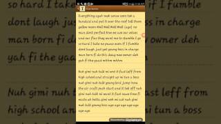 Alkaline fast lyrics