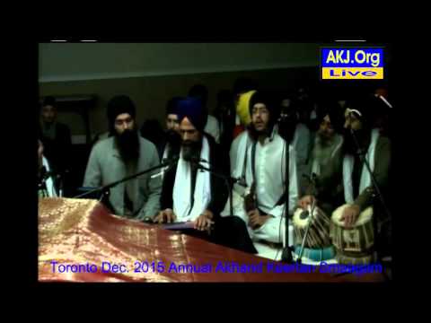 009 Toronto Dec. 2015 Thursday Evening - Bh. Jaswant Singh Jee Toronto