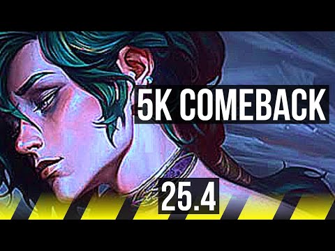 HWEI & Tahm Kench vs EZREAL & Taric (ADC) | 5k comeback, 48k DMG, Godlike | KR Grandmaster | 25.4