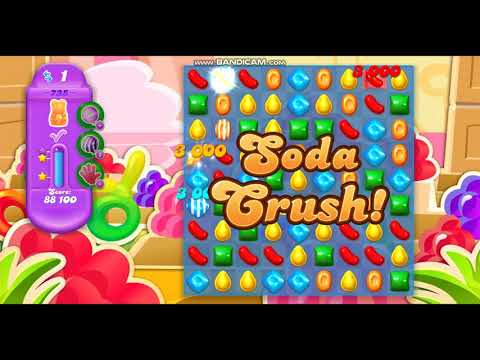 CANDY CRUSH SODA Saga Super Hard Level 735 736 & 737 ★★★