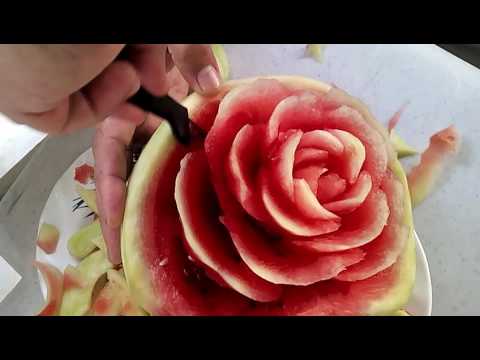 Fruit carving by Sid