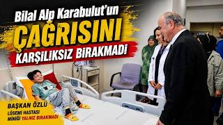 Mesajı Görür Görmez Ziyaretine Gitti