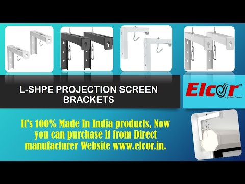 ELCOR Lite Series L-Shape Projector Screen Wall/ Ceiling Adjustable Wall/Ceiling Mounting Stand