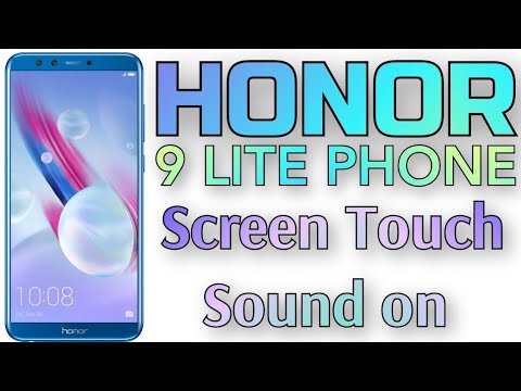 Honor 9 Lite Phone Screen touch sound on #rajuhelp24 #phone #