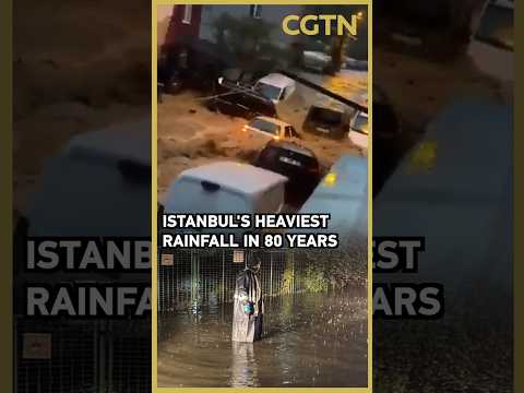 Two dead as record rain floods Istanbul, sweeping cars away