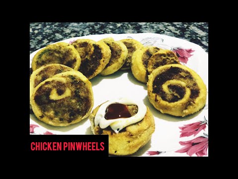 Chicken Pinwheels recipe // CHICKEN starters // RAMZANSPECIALRECIPES