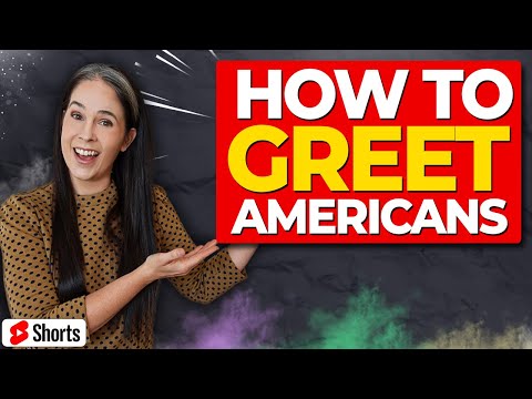 How to Greet Americans | English Lesson #SHORTS