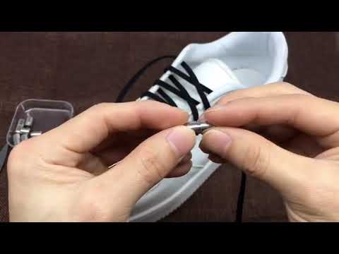 Elastische Schnürsenkel mit Metallverschluss | Elastic laces with metal closure