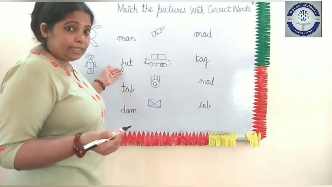 Prep class English (Match the pictures with correct words, 'a' sound)