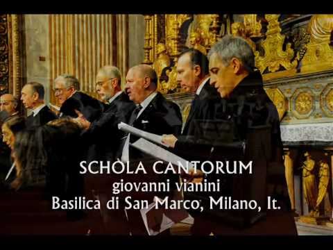 Il Chiozzotto, Giovanni Croce, CANTATE DOMINO, Schola Cantorum, G. Vianini, Mi. It.