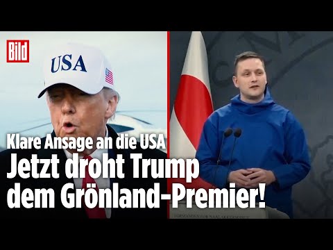 GRÖNLAND: Donald Trump droht Premier Jens-Frederik Nielsen nach klarer USA-Absage!