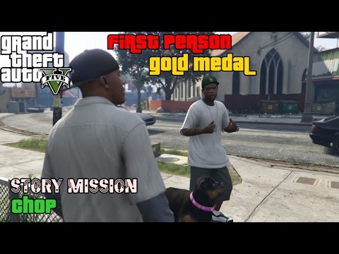 GTA 5 ★ Mission # 05 ★ Chop [100% Gold Medal]