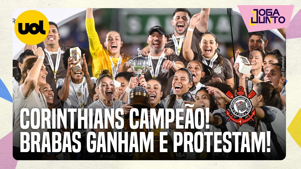 🔴 AO VIVO: CORINTHIANS CAMPEÃO E AS BRABAS PROTESTAM! LIBERTADORES FEMININA DEVE MUDAR O FORMATO?