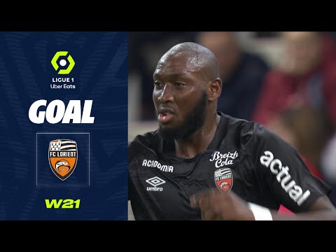 Goal Ibrahima KONE (36' - FCL) STADE DE REIMS - FC LORIENT (4-2) 22/23