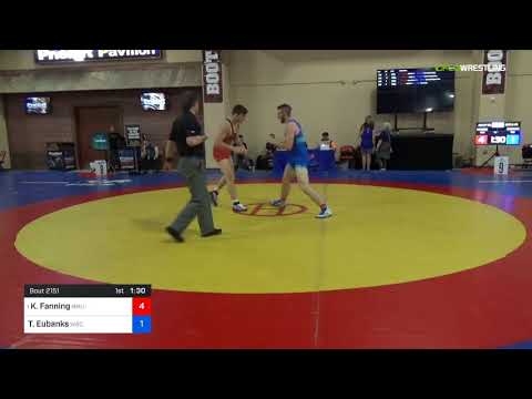 2018 Marine Corps US Open/UWW Junior Greco Roman 87 Con 8 #2 - Keaton Fanning (NMU-) Vs. Timothy E