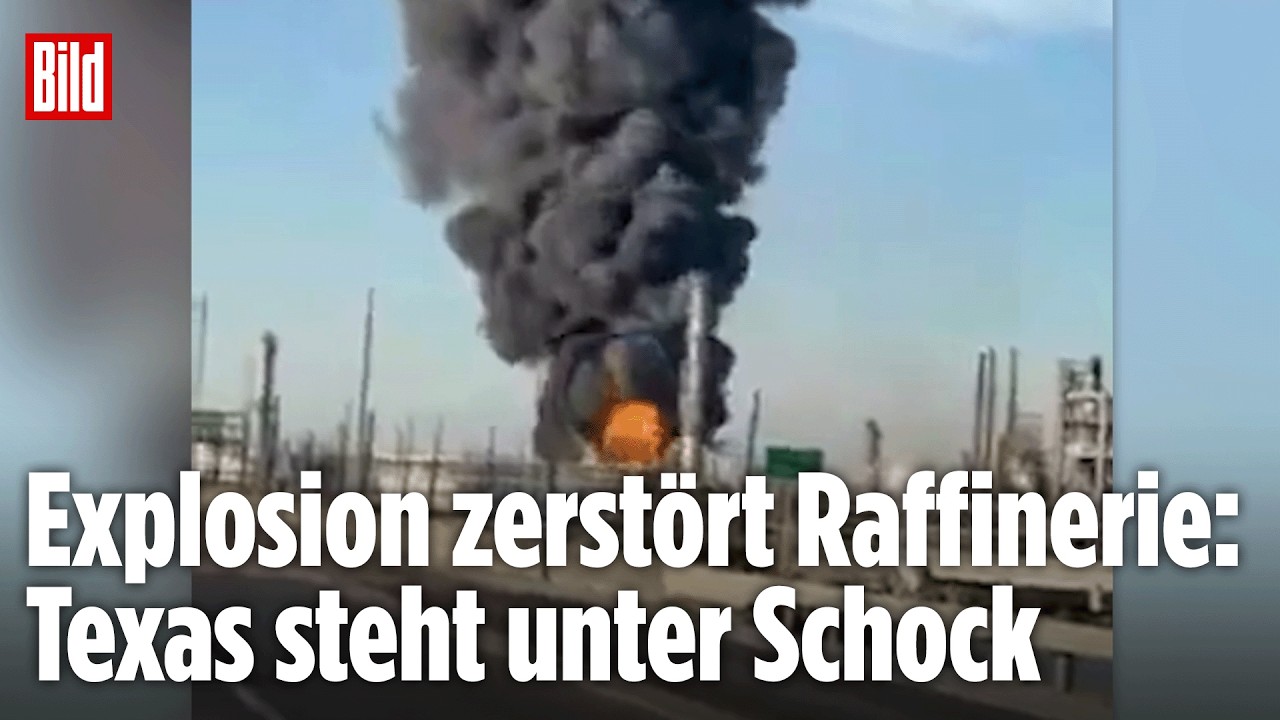 Explosion in Texas: Öl-Raffinerie brennt – Ursache wohl defekte Heizung