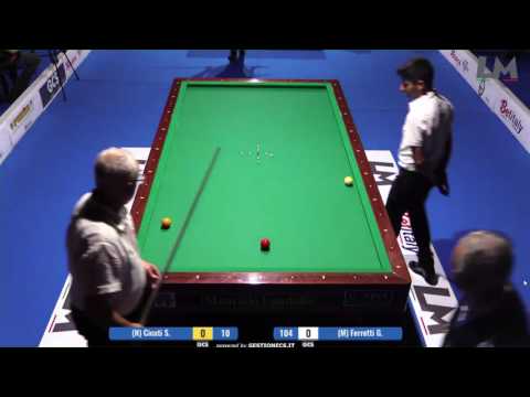Cicuti Silvano VS Ferretti Giacomo - Campionato Italiano Biliardo 2016/2017(Torino)