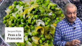 Peas a la Francaise Fresh from Jacques Pépin's Garden💚  | Cooking at Home  | KQED