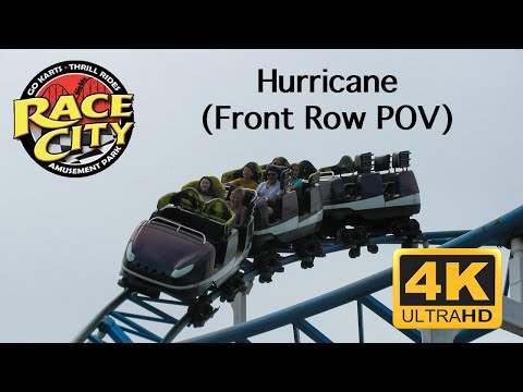 Front row point of view footage of Hurricane