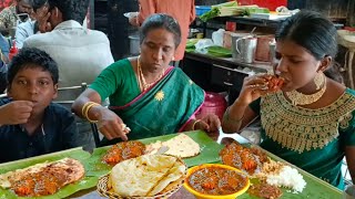 Download lagu Butter naan, unlimited Non-veg meals, chettinadu chicken mom and children eating in chettinadu hotel mp3