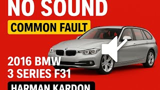 BMW 3 Series No Sound Fault – Quick Solution | Harman Kardon