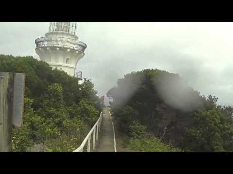 Crazy weather at Sugarloaf Point Lighthouse, Seal Rocks area