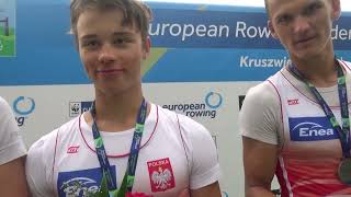 O sukcesy w 4 podwójnej możemy być spokojni. Błażej, Alex, Kuba i Remigiusz są wicemistrzami Europy!